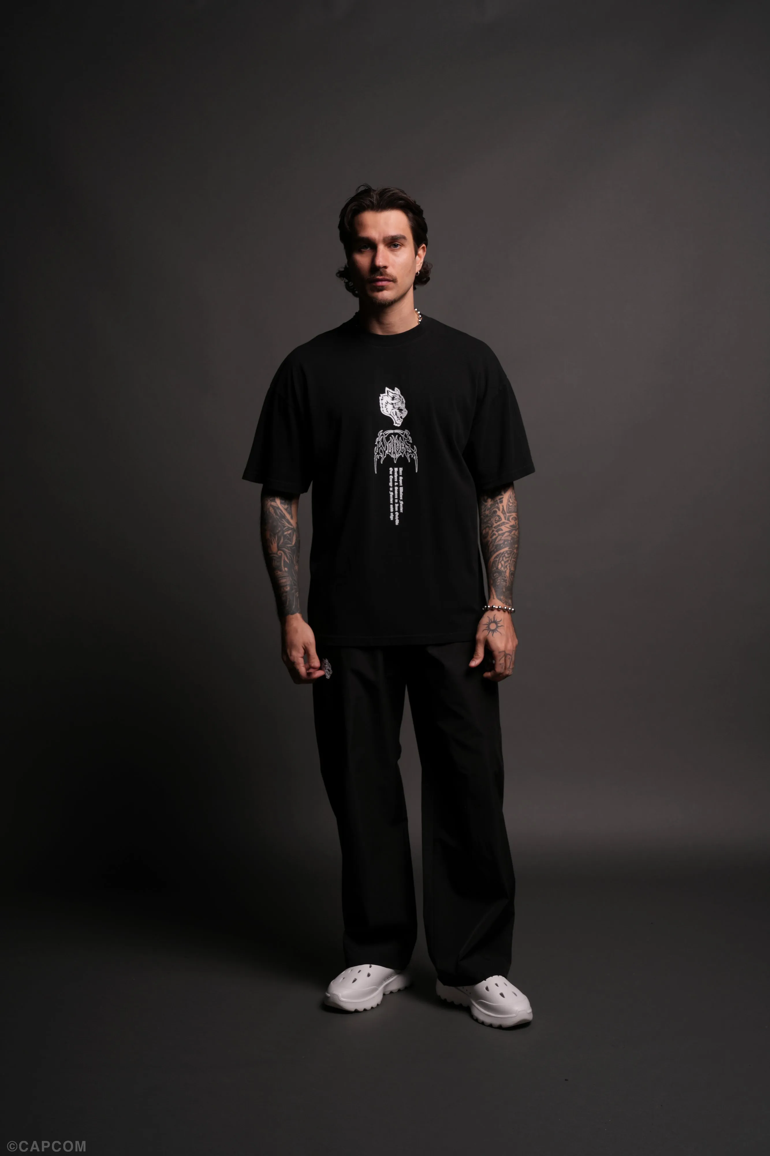Akuma Forever "Premium" Oversized Tee in Black