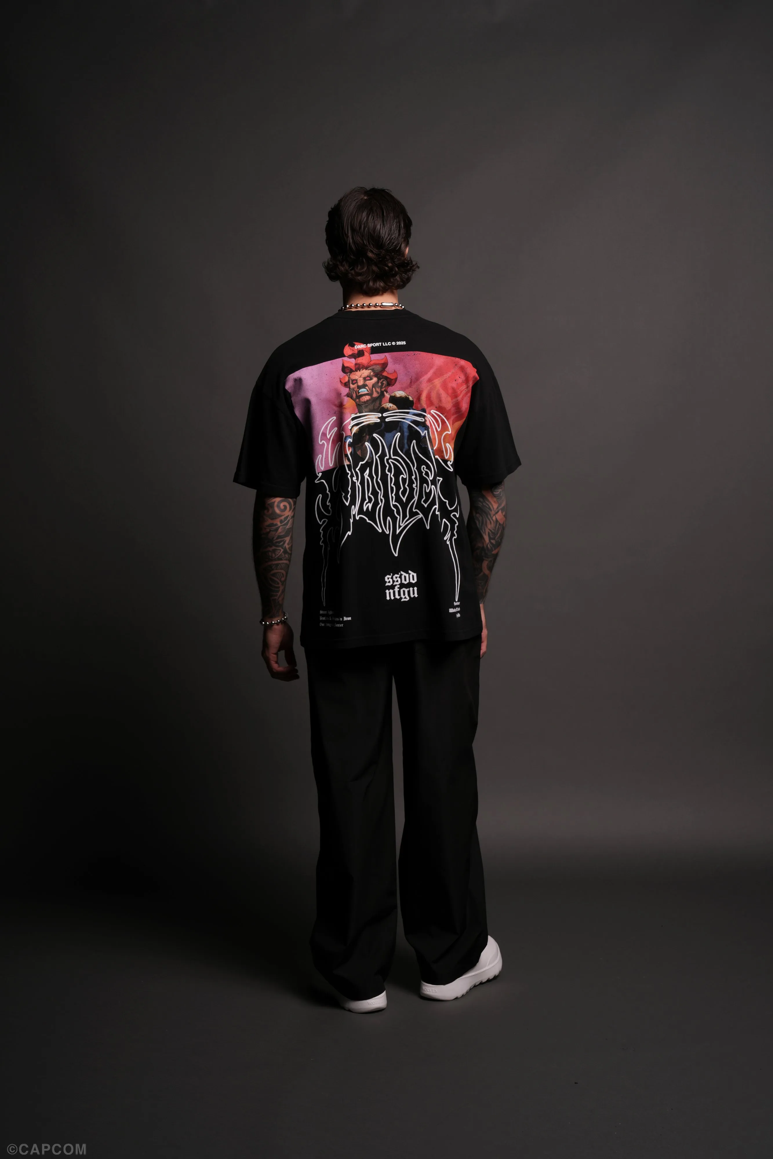 Akuma Forever "Premium" Oversized Tee in Black