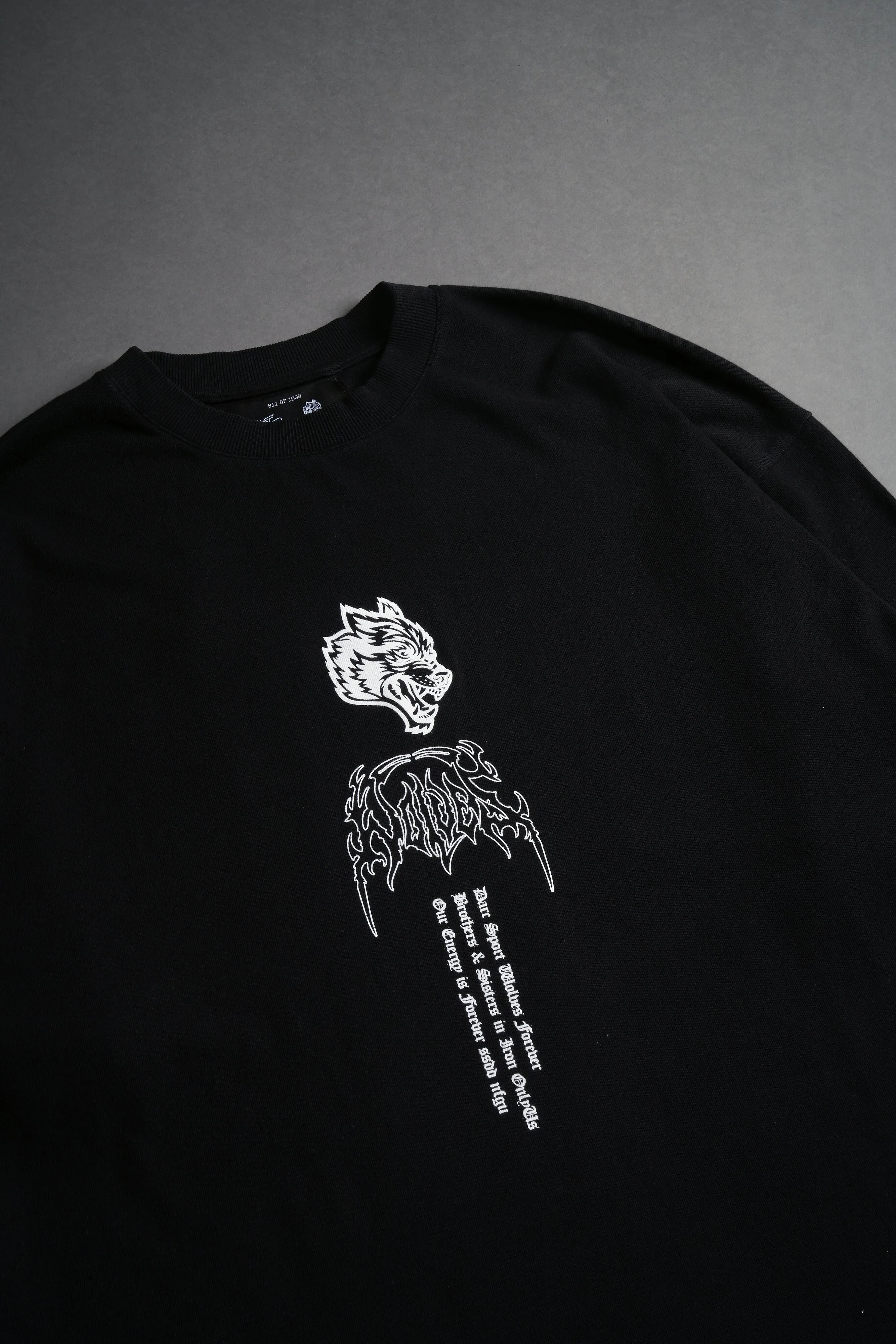 Akuma Forever "Premium" Oversized Tee in Black