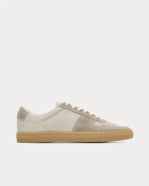 BBall Duo Slim Leather & Suede Grey Low Top Sneakers