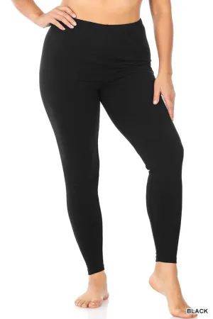 Catching Up To You Black Plus Leggings (Size 3X)