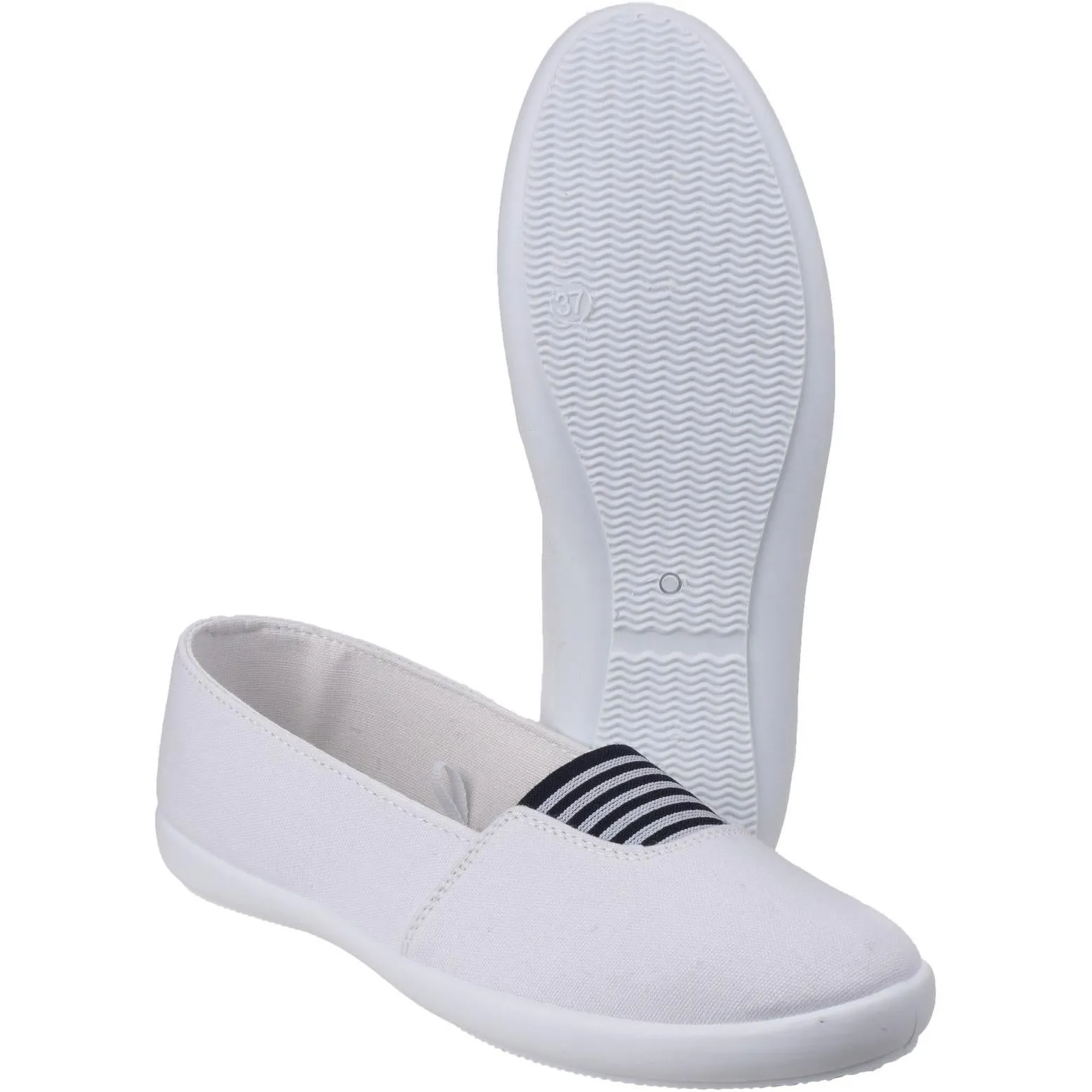 Divaz Adelle Slip On Summer Pump Flats