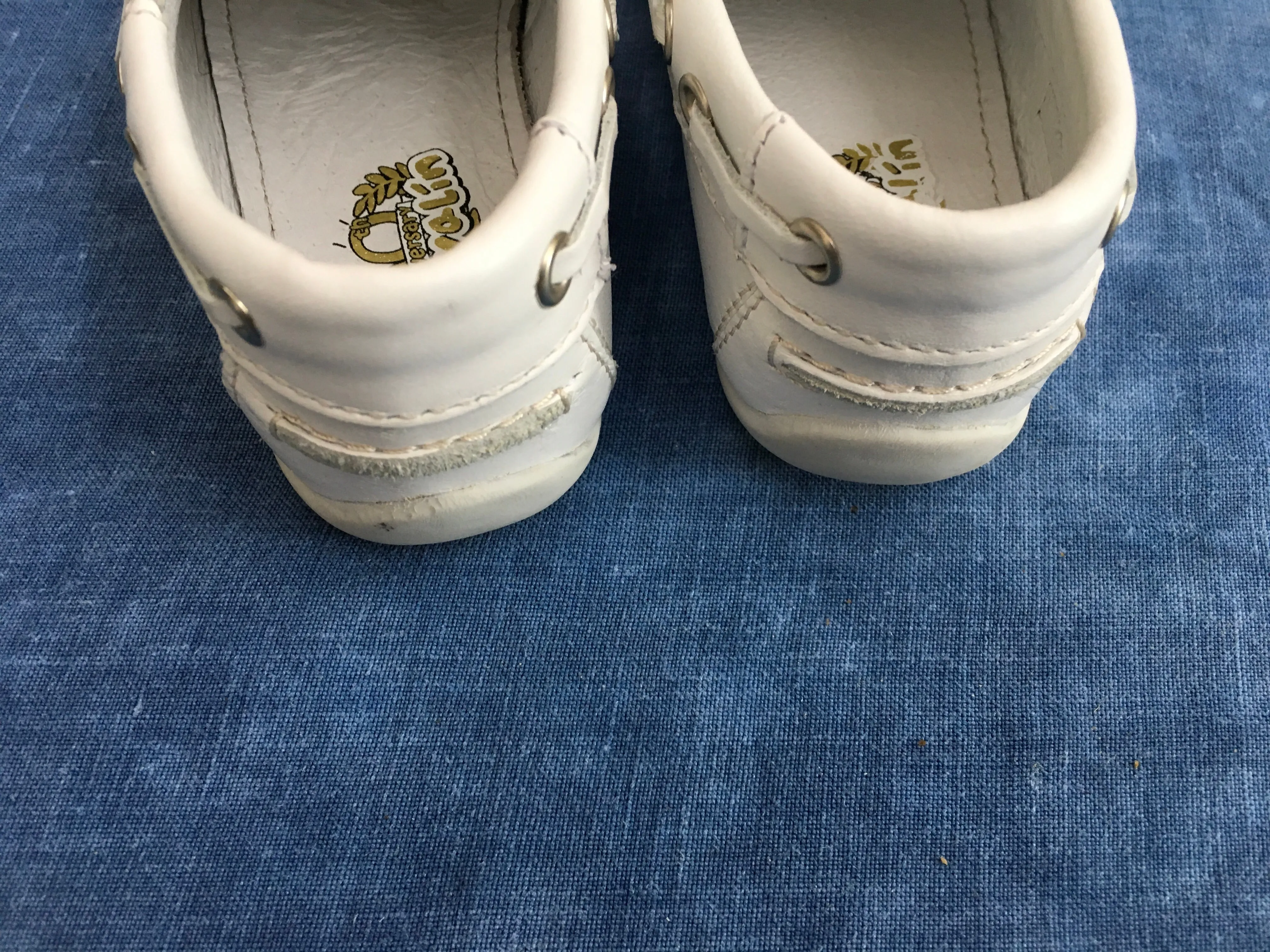 GARVALIN 50 aniversario Boys Shoe White Leather Size 21 Children