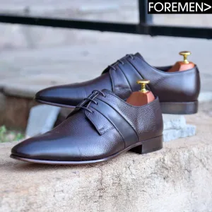 GATSBY | Coffee Leather Sole Derbies