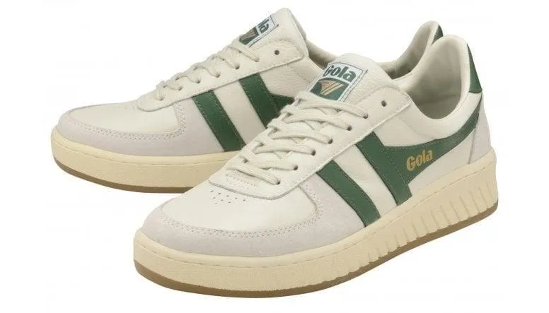 Grandslam 78 Trainer (Off White   Green   Gum)