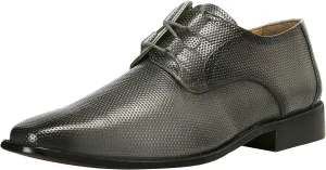LIBERTYZENO Mens Tread Design Genuine Leather Adults Lace Up Oxford Dress Shoes for Prom Graduation
