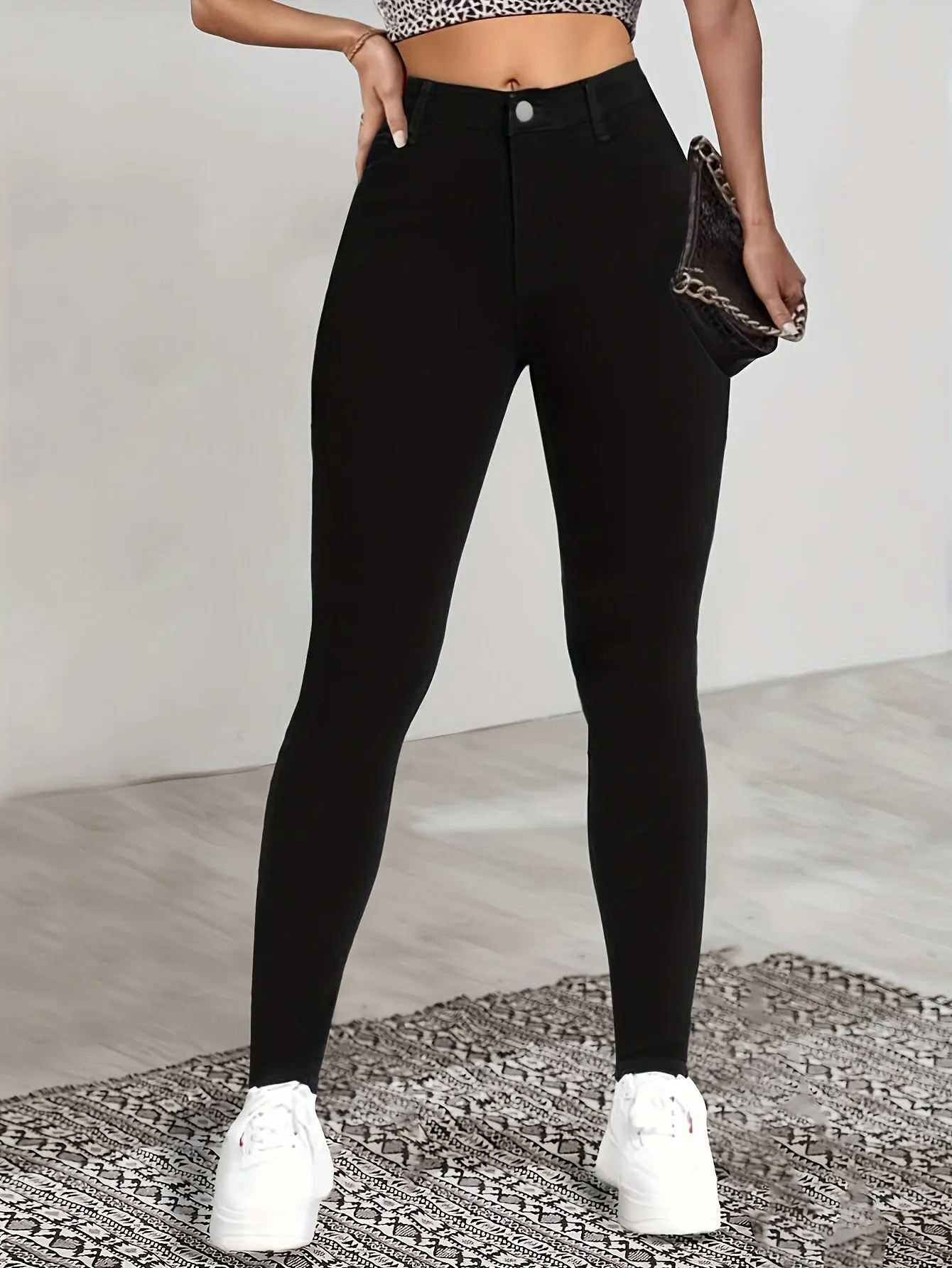 LISETTE - Sleek High-Waist Skinny Jeans