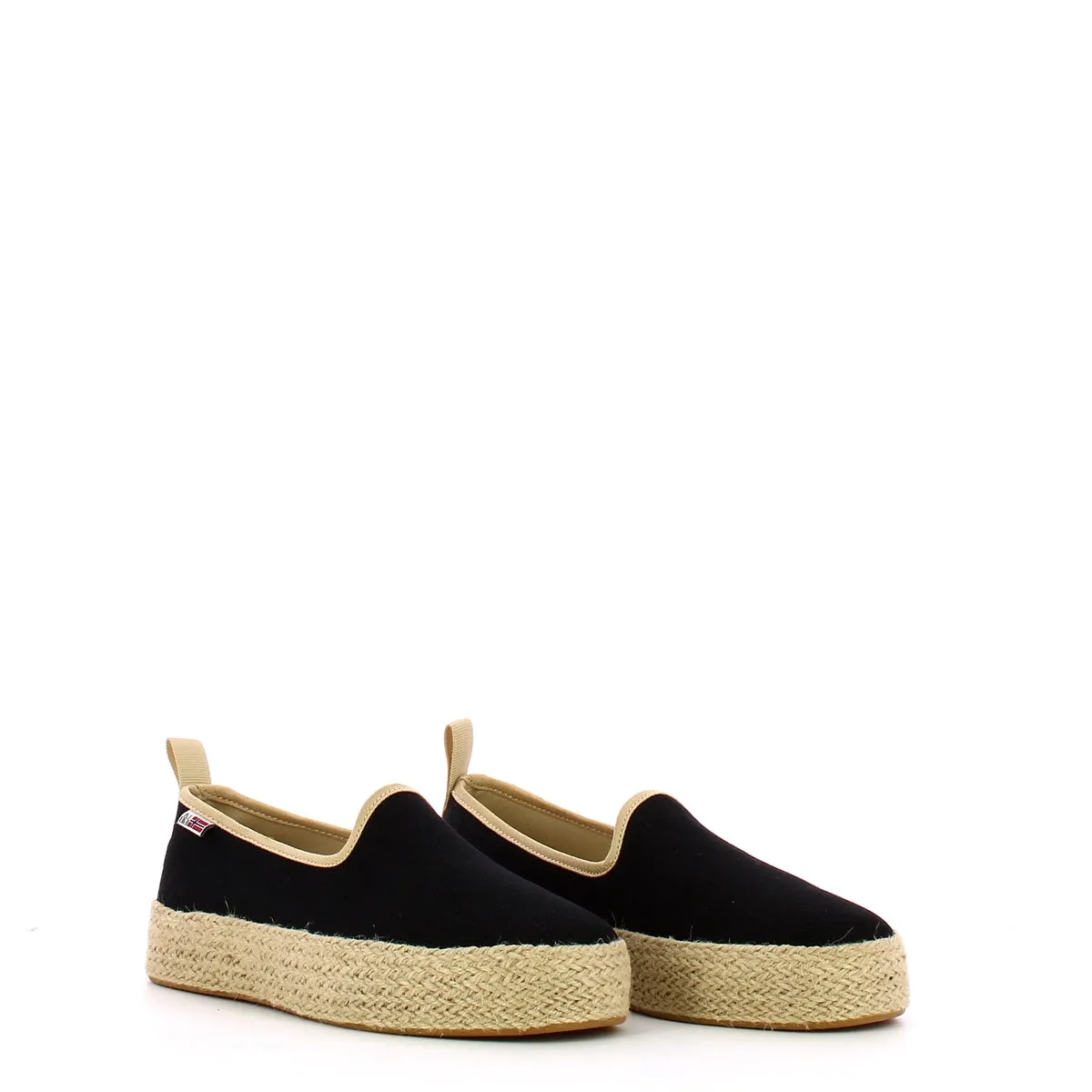Napapijri - Grove Black fabric Slip On Sneakers - NP0A4HKY - BLACK