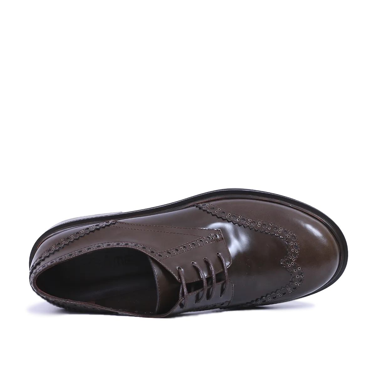 NOVA DERBIES EN CUIR DEMASQUABLE MARRON