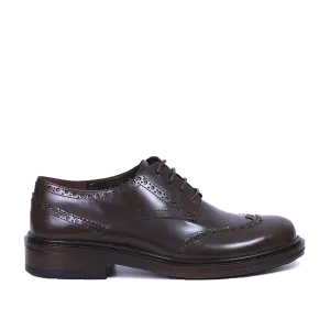 NOVA DERBIES EN CUIR DEMASQUABLE MARRON