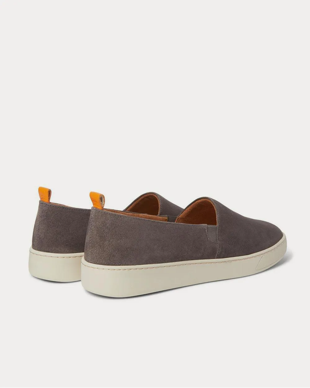 Suede Slip-On  Gray slip on sneakers