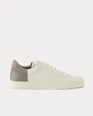 White & Grey Low Top Sneakers