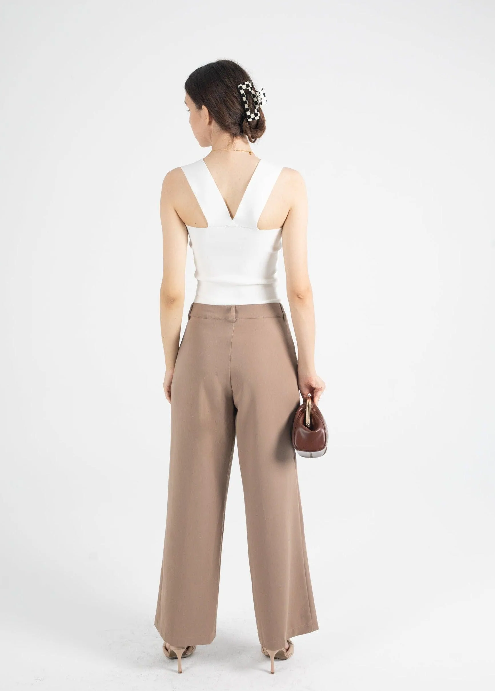 Winnie Contrast Waistband Trousers